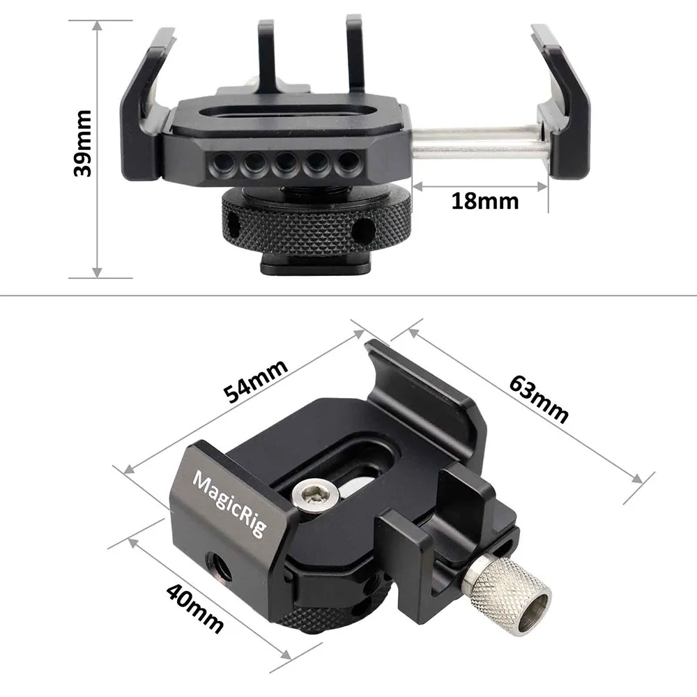  NICEYRIG T5 T7 SSD Bracket with Cold Shoe Mount for