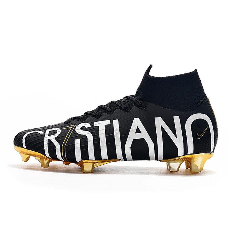 NIKE Mercurial Superfly VI Flyknit 360 Elite CR7 SE FG Размер 36-39 футбольные бутсы Бутсы женская футбольная обувь LVL UP - Цвет: CR 7