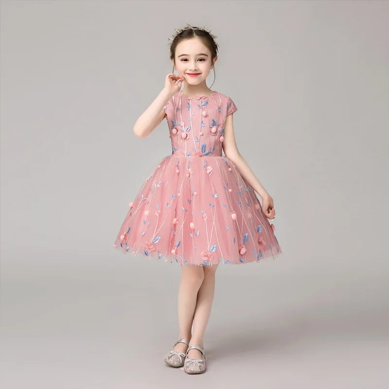 

Children Evening Gown Princess Dress Girls Birthday Wedding Dress Immortal Small Host Model Catwalks Piano Performance Clothing