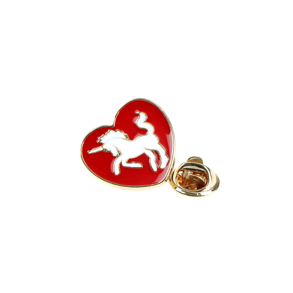 Arrow Brooch Pins Heart Shape Enamel Brooch Badge Hat Pin Women Fashion Jewelry