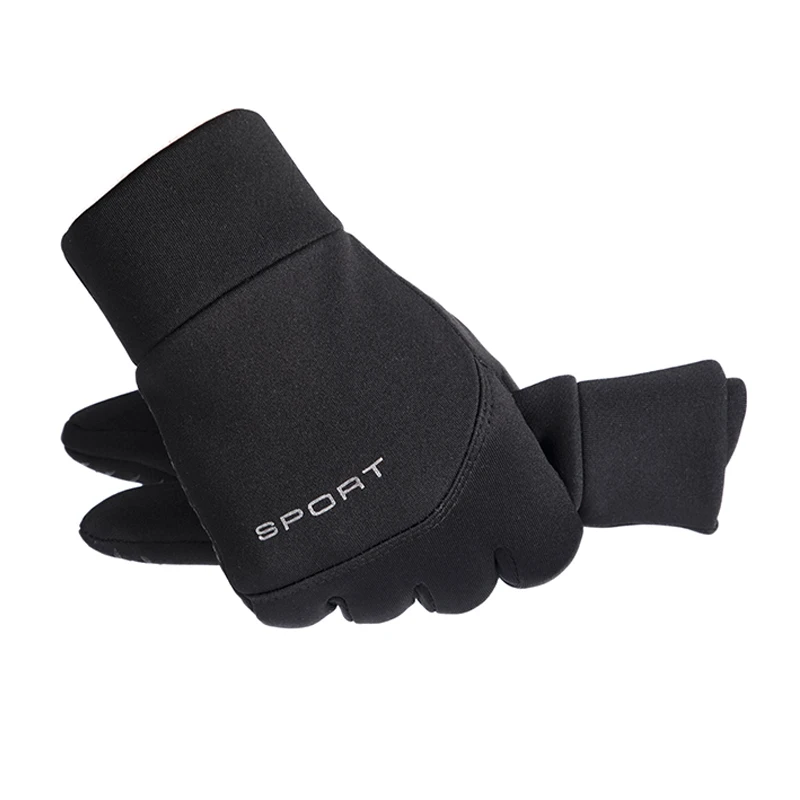 Дропшиппинг, зимние Утепленные перчатки с сенсорным экраном, ветрозащитные термоперчатки для мужчин и женщин, перчатки для езды на велосипеде, вождения, бега