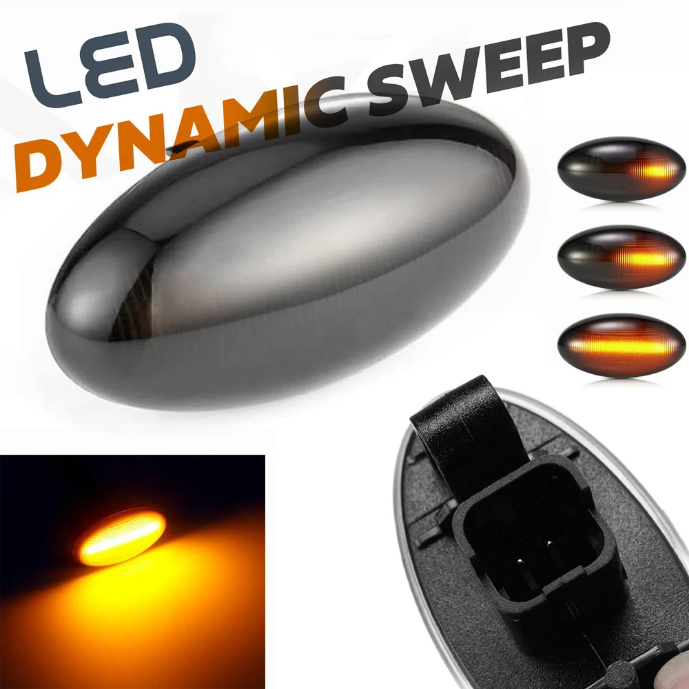 

LED Turn Signal Side Marker Light Fender Lamp for Citroen Berlingo Xsara Picasso Jumpy Elysee Crosser Dispatch C1 C2 C3 C4 C5 C6