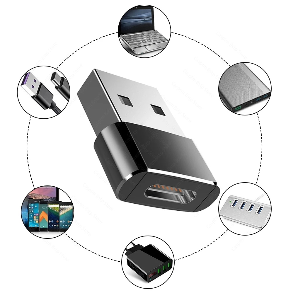 Адаптер зарядного устройства для iPhone 12 Mini Pro Max USB Type-C адаптер типа C ноутбука