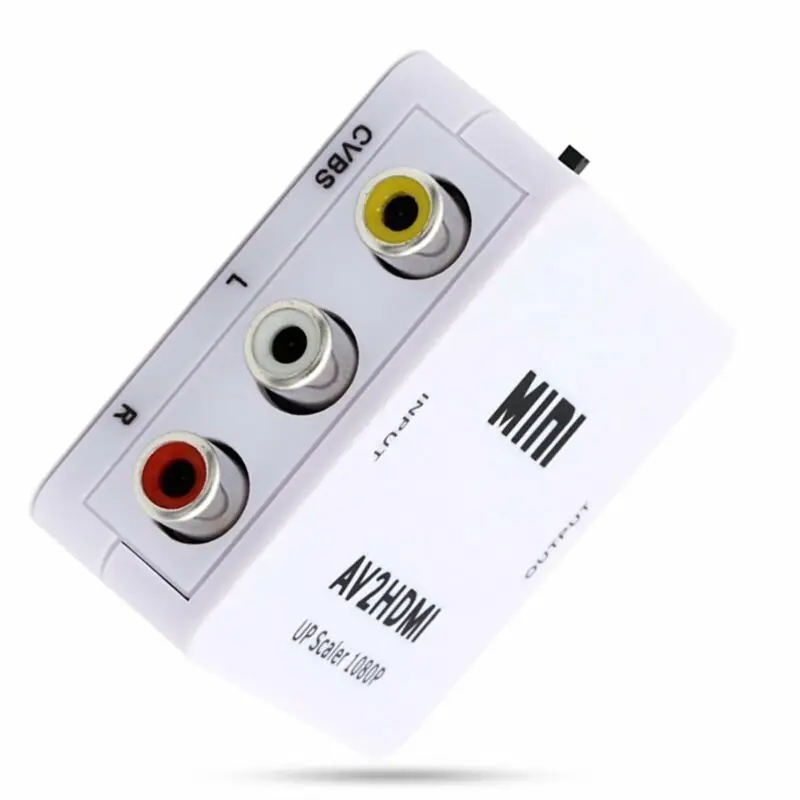 Мини AV/RCA/CVBS на hdmi-контроллер 1080P конвертер AV2HDMI видео адаптер для HD ТВ PS3 PS4 PC DVD Xbox Projecto
