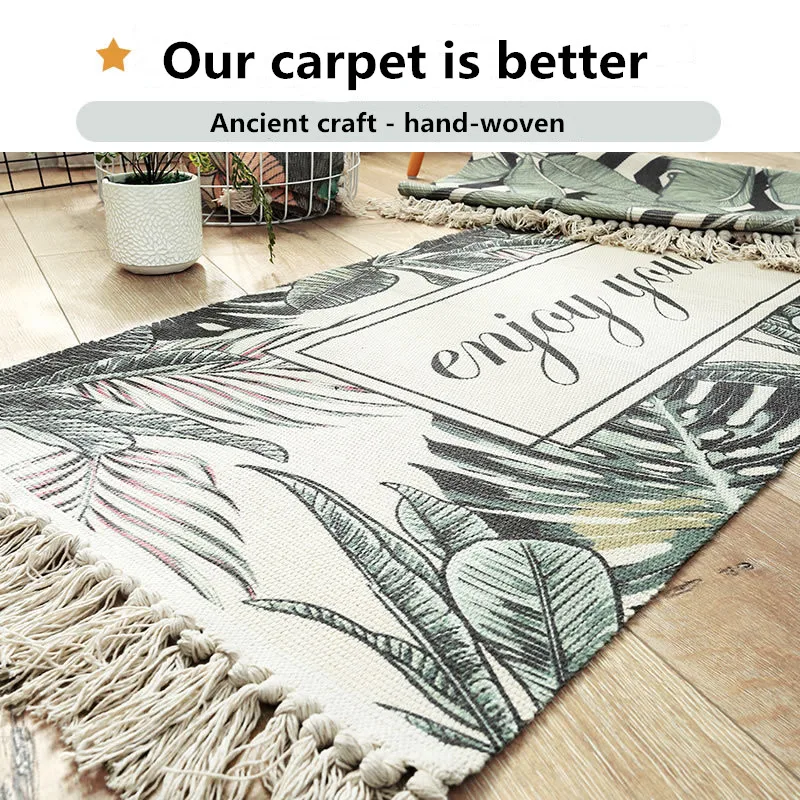 Простой скандинавский КОВЕР ручная работа кисточка ins современный журнальный