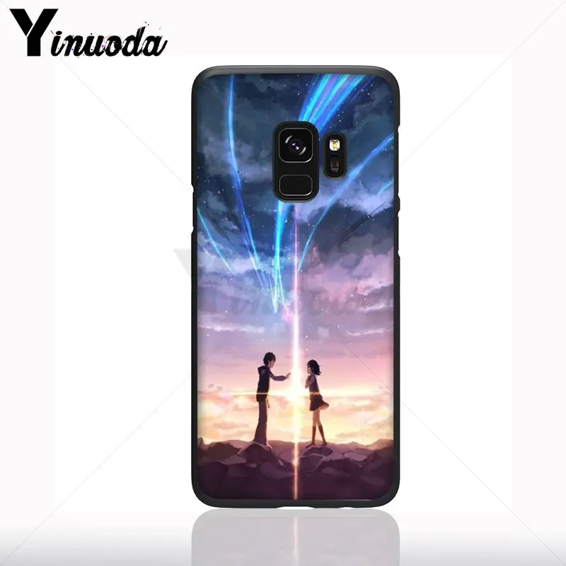Kiminonawa Anda Nama Anime Jepang Aksesoris Case untuk Samsung Galaxy S10plus S9 Plus S8plus S10E A50 A70 A10 Ponsel