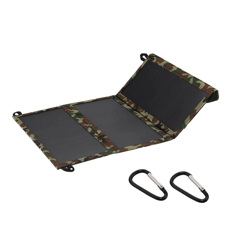 

Best 30W 5.5V 2A Sunpower Dual Usb Foldable Solar Panel Camping Hiking Phone Charger