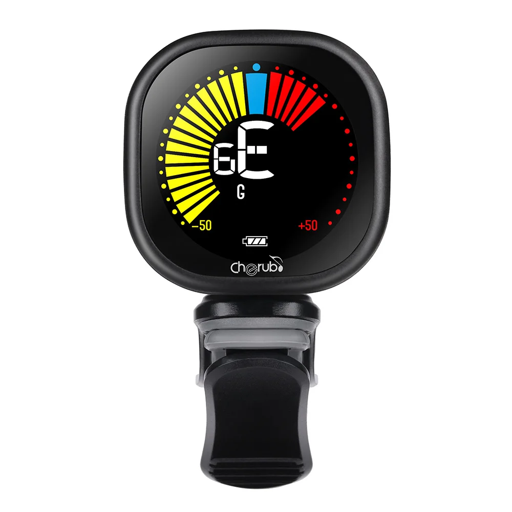 CherubWST670RechargeableElectricGuitarTunerPedalCliponMini