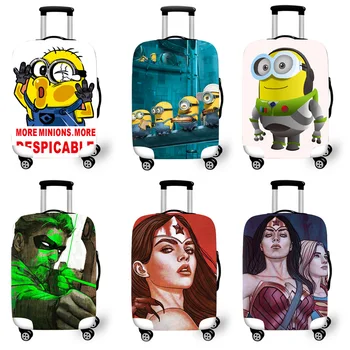 

Elastic Luggage Protective Cover Case For Suitcase Protective Cover Trolley Cases Covers 3D Travel Accessories Minions Pattern T