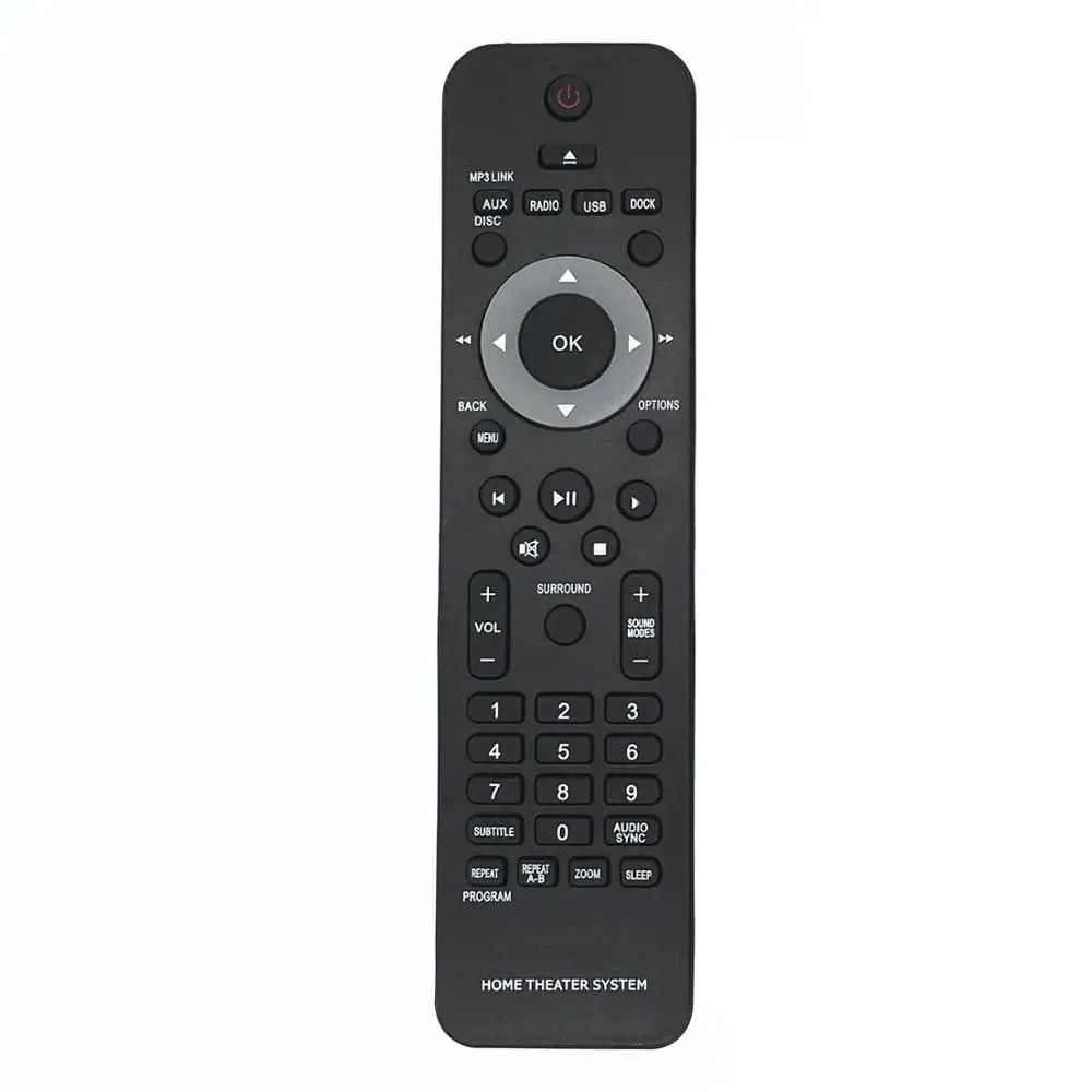 

Remote control for philips home theater system HTS5540 HTS5550 HTS3540 HTS5520 HTS3510 HTS3548 HTS3568 HTS3530 HTS3152 HTS3181