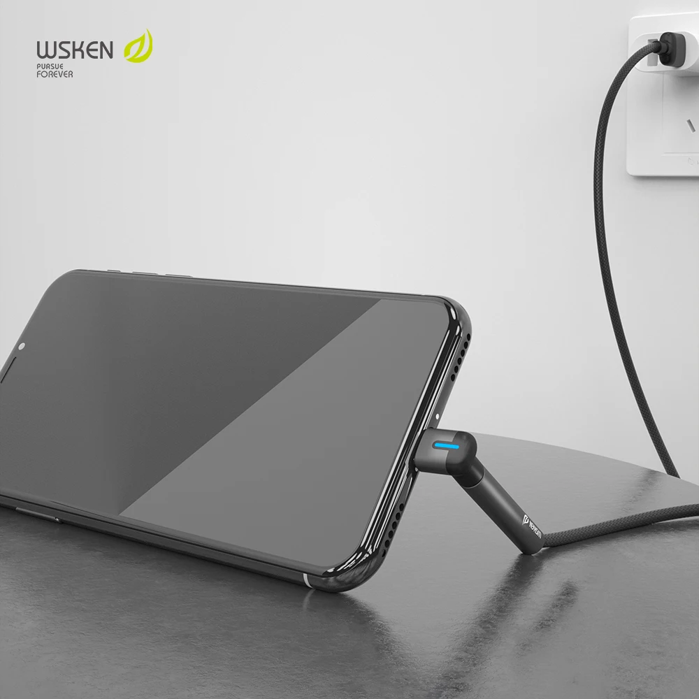 WSKEN usb cable for iphone cable 11 pro max Xs Xr X 8 7 6 plus 6s 5 s plus ipad mini 4 fast charging cables mobile phone charger