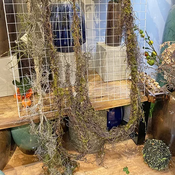 

Simulation Plants Tree Vine Plastic Forest Rattan Wall Hanging Ornaments DIY Party Home Decoration Materials