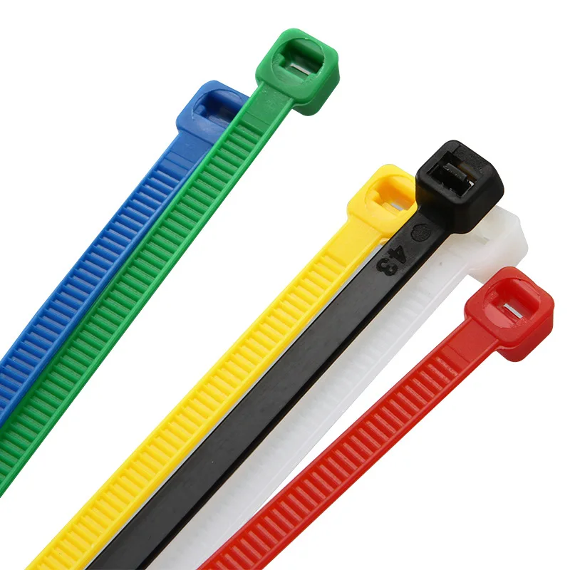Self-Locking Nylon Ties Wire Cable Zip Ties Self Lock Organiser Fasten Cable 500Pcs