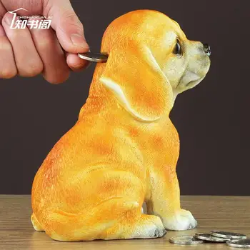 

Dog piggy bank ornaments crafts dog money bank cute piggy bank animal money box bank atm animal bank dog bank