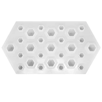 

1PC Multi Grid Ice Tray Silicone Diamond Ice Cube Mold Kitchen Ice Making Mold Creative Silicone Ice Mold Ice Making Equipment F