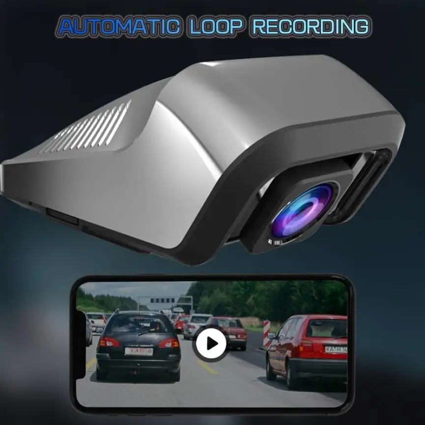 Car Avto DVR Full HD 1080P Night Vision 170 Degree Wide Angle Dash Camera WiFi ADAS Dash Cam G-sensor Android USB Video Recorder Car Video Surveillance