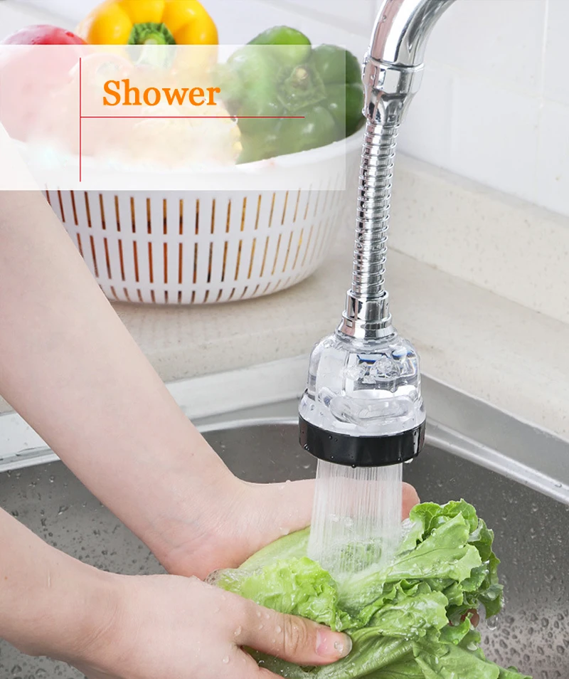 

360 Rotatable Tap Faucet Aerator Water Faucet Saving Tap Bubbler Shower Head Filter Pressure Filter Nozzle For Bathroom Kitchen