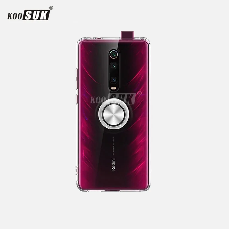 

Casing For Xiaomi Mi 9T Pro Case Cover Luxury Transparent Soft silicone Protection Covers For Redmi K20 Pro Ring Shell Coque