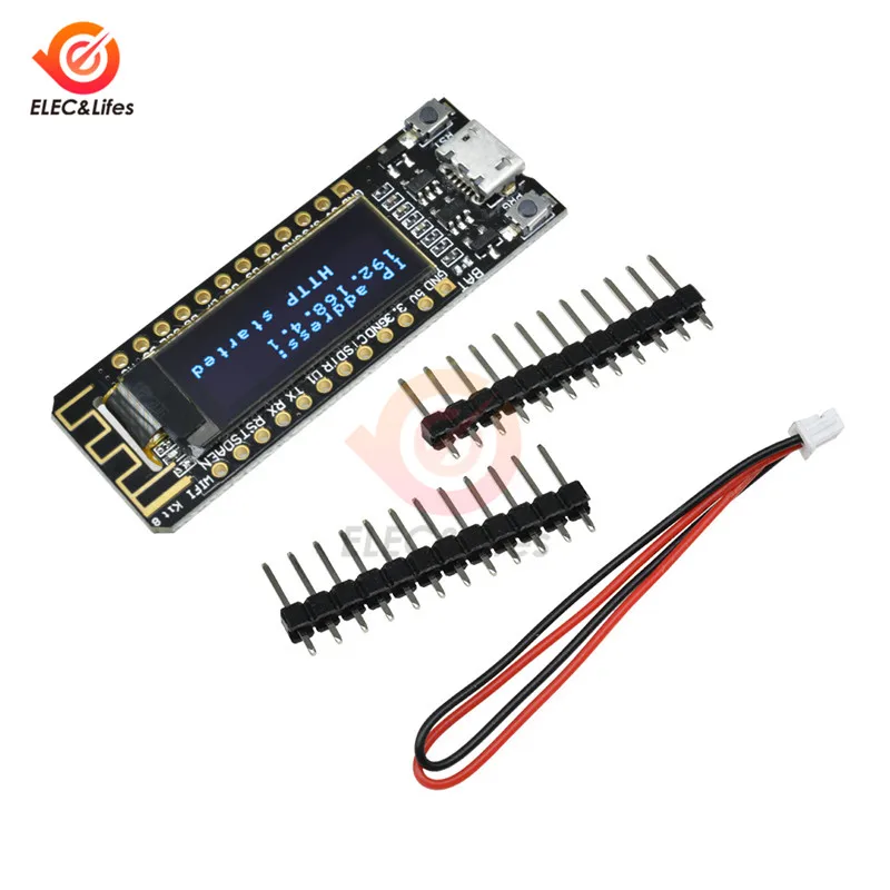 ESP8266 wifi 0,91 дюймовый цифровой oled-дисплей NodeMcu CP2014 USB к последовательному чипу 32 Мб флэш-модуль макетной платы для Arduino