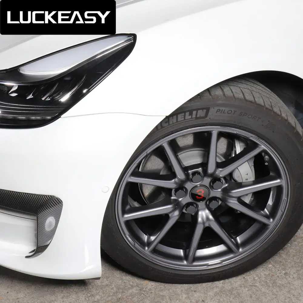 Набор для модификации крышки ступицы от LUCKEASY Tesla Model 3 декоративная крышка с