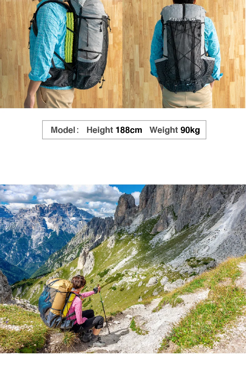 3F UL GEAR QiDian Pro UL Ransel Outdoor 