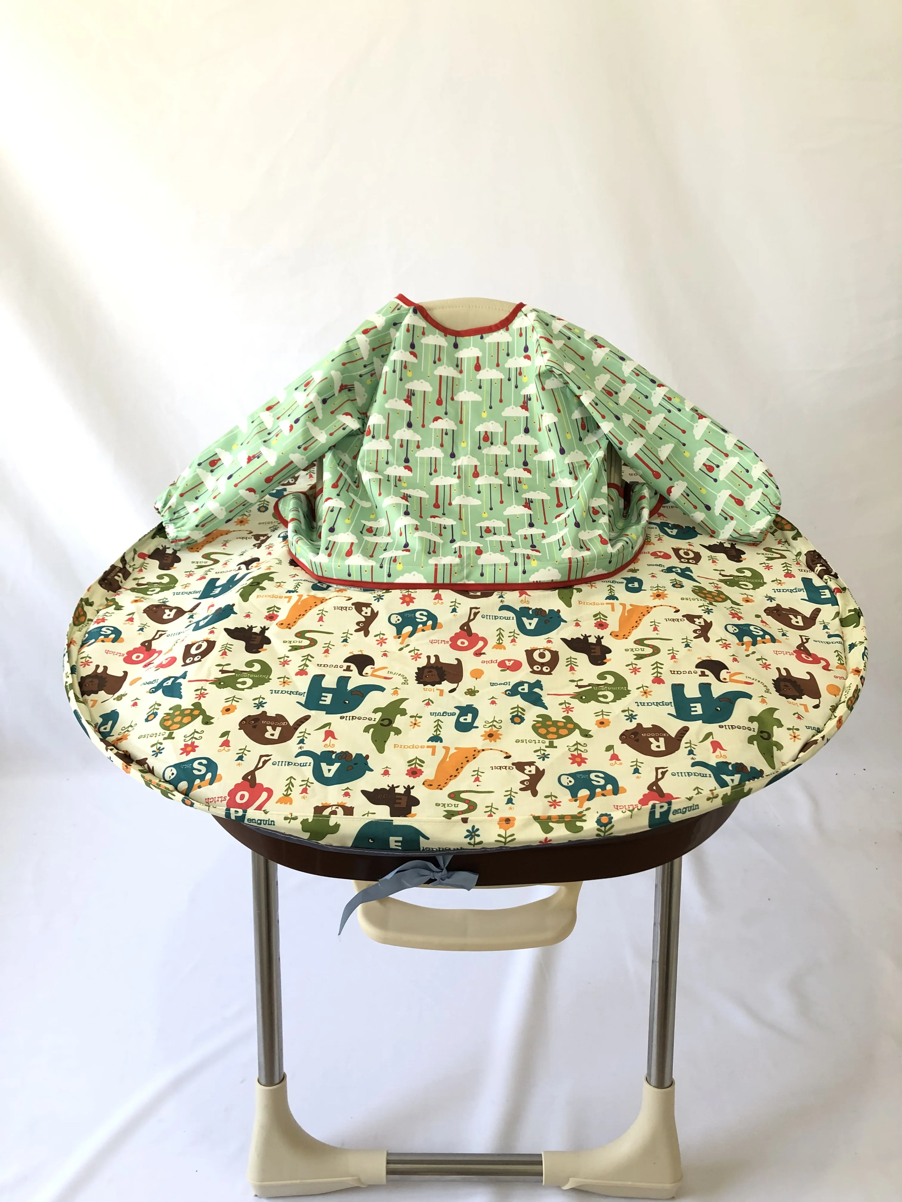 high chair bib cover