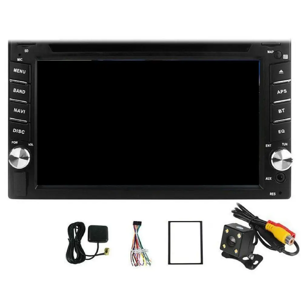 6,2 дюймов Автомобильный Радио навигатор с двойной 2DIN gps Navi беспроводной USB MP3 DVD CD Универсальный Автомобильный мультимедийный плеер