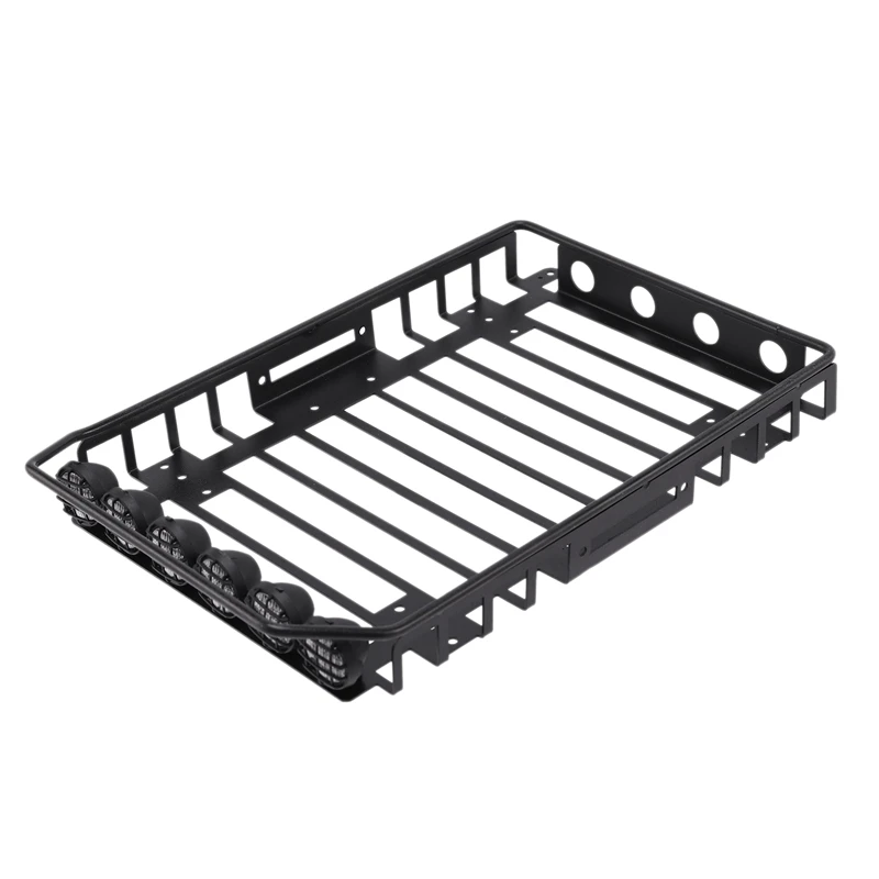 

Metal Roof Rack Luggage Carrier Metal Roof Rack Luggage Carrier with LED Light for 1/10 RC Car RC4WD Axial Scx10 S38