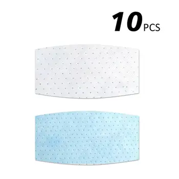 

10Pcs Round Square Dust Proof Anti Haze Disposable Inner Pads Filter For Mouth Mask Protective Mask Pads Filter For Mouth Mask