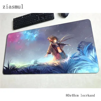 

anime mouse pad 80x40cm gaming mousepad Professional office notbook desk mat Indie Pop padmouse games pc gamer mats