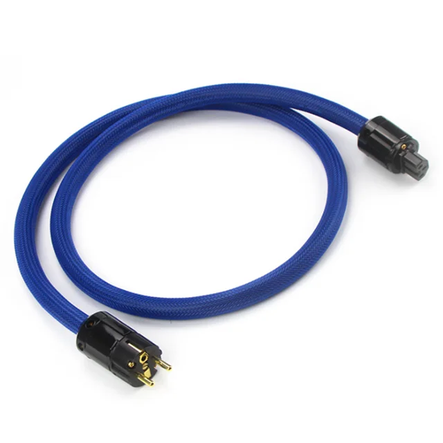 HIFI Power Cable with Oyaide P029 EU Plug OCC Power Cable Goldplated