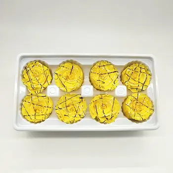 

8PCS/BOX High-Quality Chanson Series Rose Diameter 4-5cm Eternal Life Rose Preserved Flowers DIY Material Bag Keychain Grade A