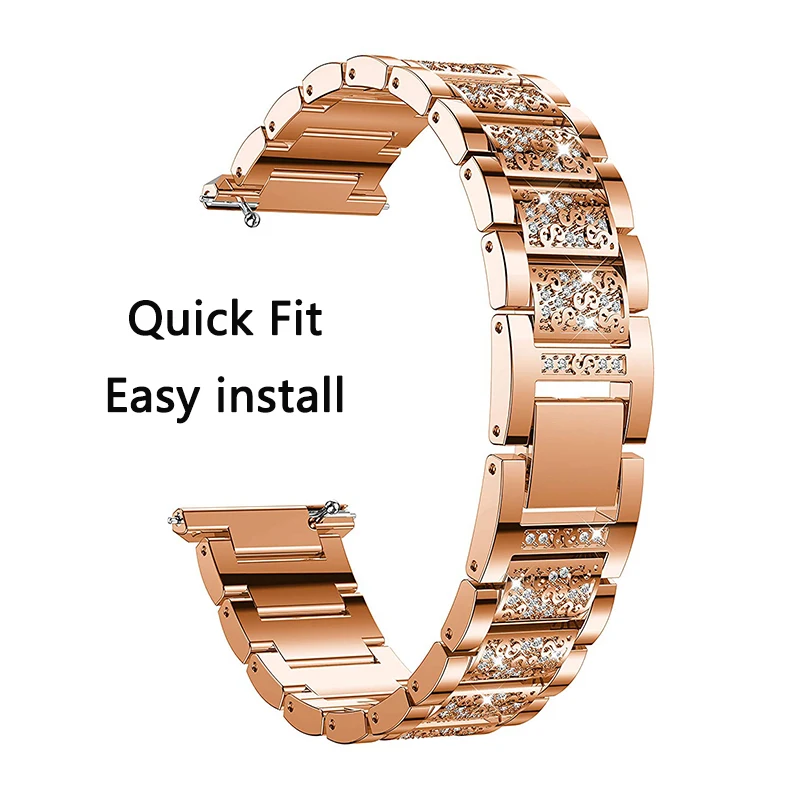 Металлический ремешок для Fitbit Versa, 2 ремешка, женский ремешок, браслет с булавкой, без винтов, браслет из нержавеющей стали, Сменные аксессуары