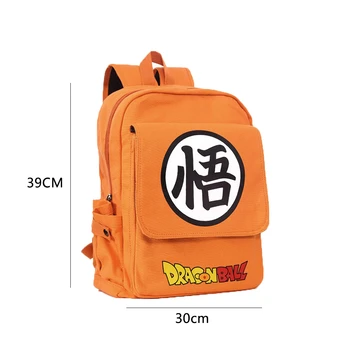 Dragon Ball Anime GO Kanji Symbol Canvas Backpack