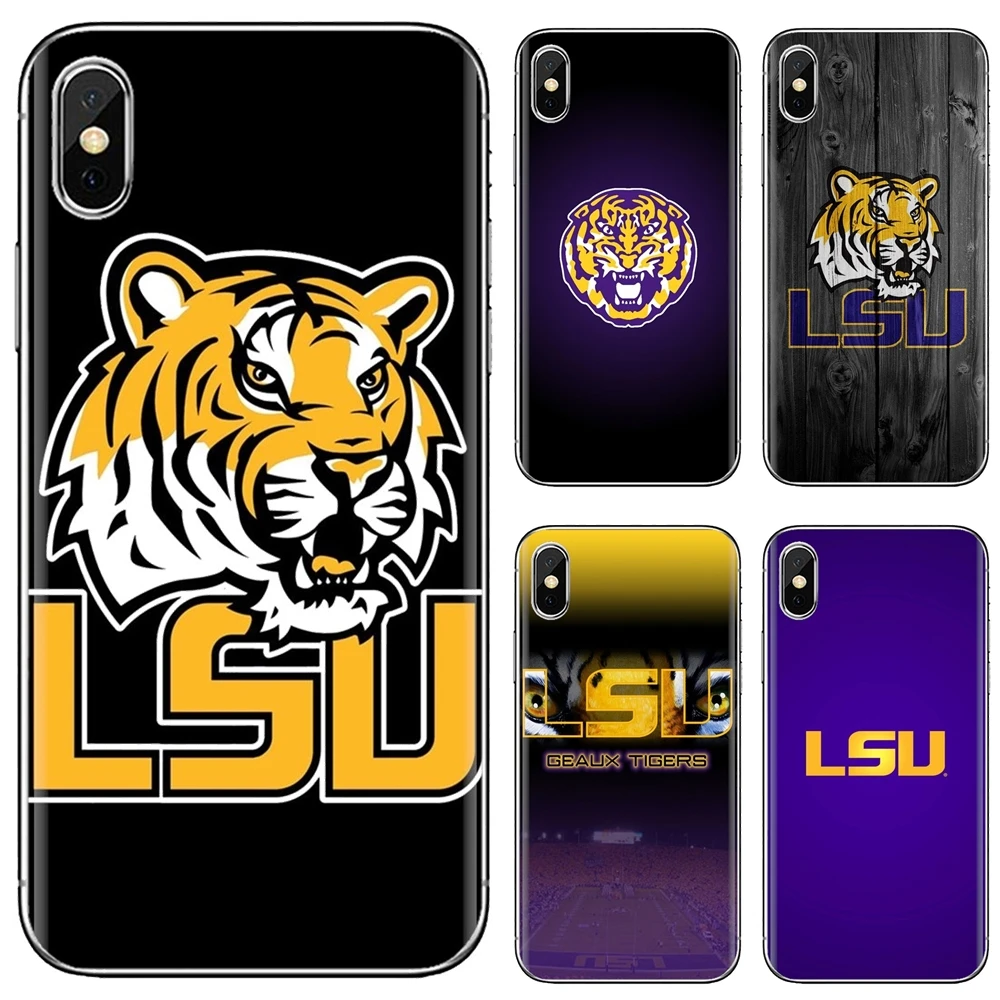 Мягкий чехол для Samsung Galaxy A9 A8 Star Lite A3 A5 A7 A6 Plus 2018 2015 2016 2017 Lsu-Tigers | Мобильные телефоны