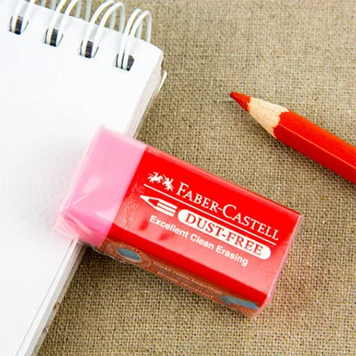 Faber Castell 187170 художественный эскиз, рисование, рисование, резиновые ластики для экзамена, Специальный карандаш, ластик для детей, подарок, Канцтовары - Цвет: Pink