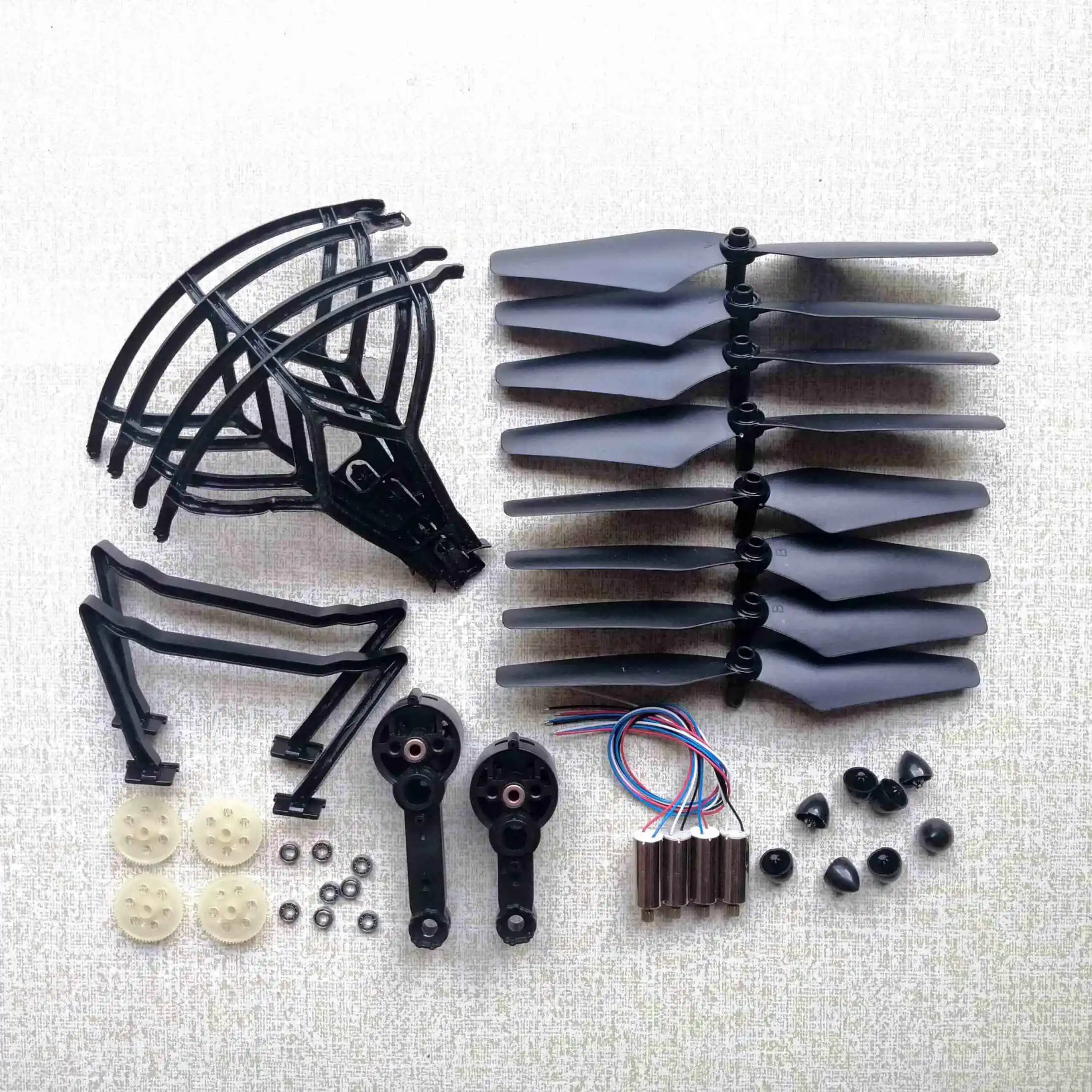 ky601g GPS RC drone spare parts blades motors arm engines KY601G propellers gears guards part