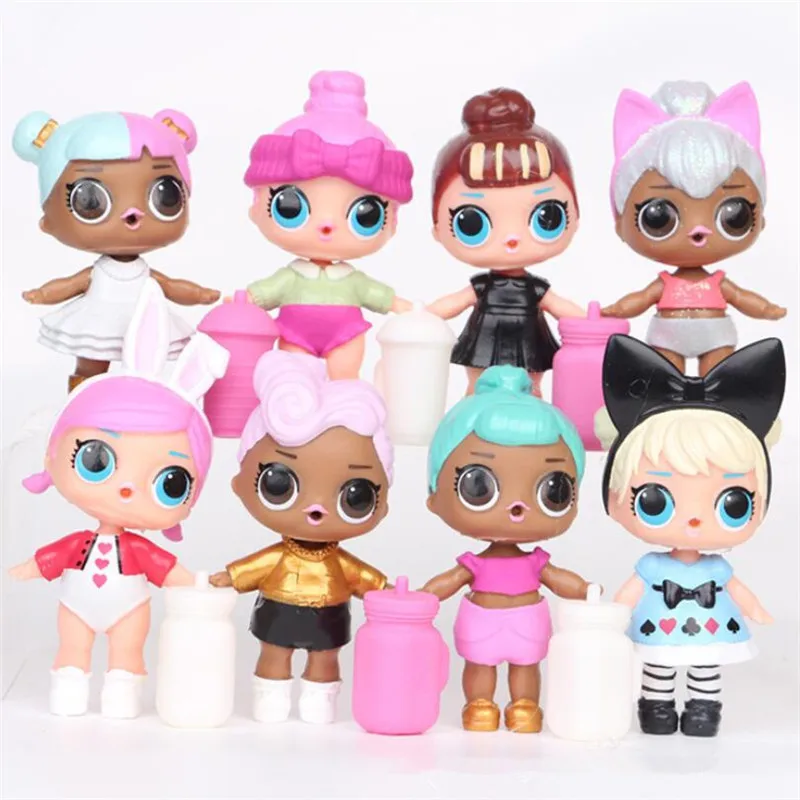 6/8/12 PCS Lol Dolls Toys For Girls Surprise Anime Figure Pvc Model Kids Set Children Birthday Gift | Игрушки и хобби