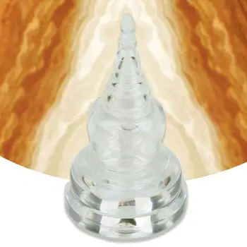 

Sarira Transparent Crystal Stupa Stupa Pious Acrylic Stupa Gifts Buddhist Tibetan Tower Home Decor Decorative Trinkets Pagoda