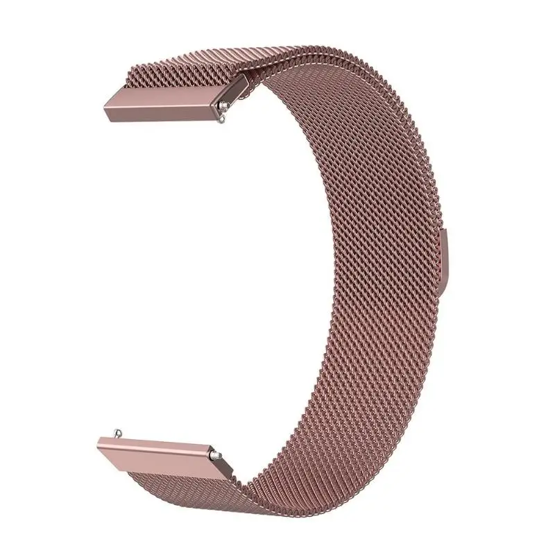 Металлическая Миланская петля на запястье для Xiaomi Huami AMAZFIT ремешок Bip 20 мм 22 мм ремешок для Amazfit GTR 42 42 мм/47 мм ремешок