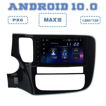 

MAX10 PX6 8" Android 10.0 Car GPS Radio Player for Mitsubishi outlander 2013 2014 2015 2016 2017 2018 2019 with DSP 4+64GB
