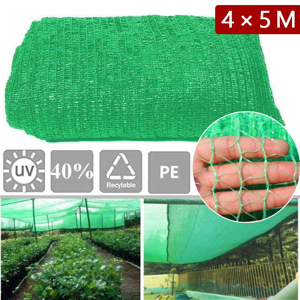 4x5M 2-pin Grün Staub-proof Erde Net Baustelle Abdeckung Boden Netze  Umweltschutz schatten Net