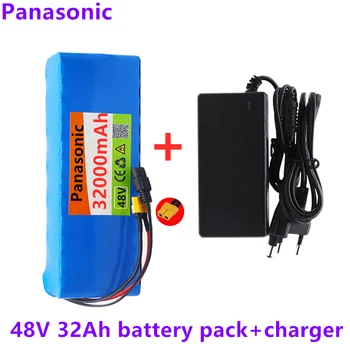 

100% New XT60 interfaccia 48V batteria 13S3P 32Ah batteria 1000W alta potenza della batteria 48V32000mAh Ebike BMS + Charger