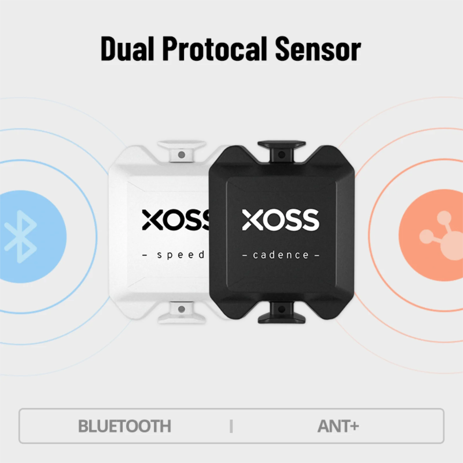 Xoss X1 Rangkaian Sensor Irama Kecepatan ANT + Bluetooth Speedmeter