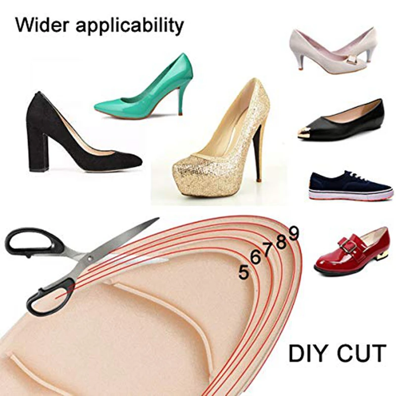 Soft Heel Grips Sponge Shoe Pads 