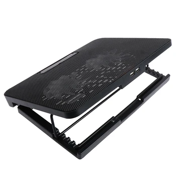 

1pc Adjustable Laptop Stand Support 12" to 17" with 2 fans for cooling the laptop 36.3 x 26 x 3.2cm