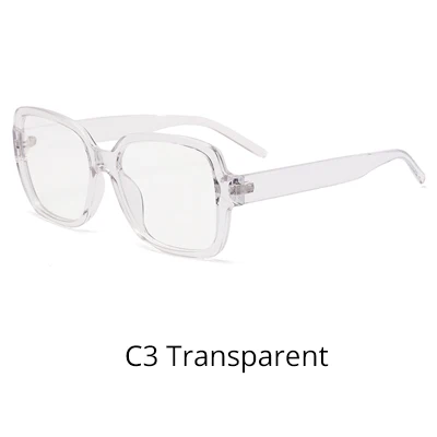 Ralferty, синий светильник, очки, женские, мужские очки, оправа, прозрачные компьютерные очки для близорукости, Женские оправы, W192137 - Цвет оправы: C3 Transparent