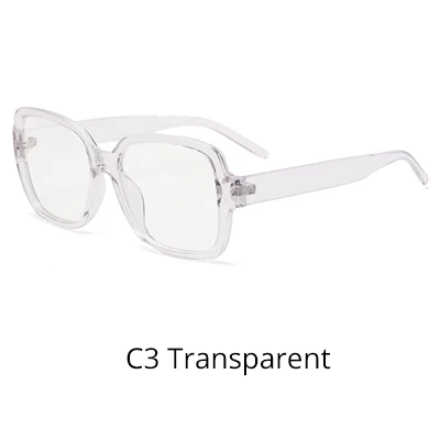 C3 Transparent Ralferty, синий светильник, очки, женские, мужские очки, оправа, прозрачные компьютерные очки для близорукости, Женские оправы, W192137 - Цвет оправы: C3 Transparent