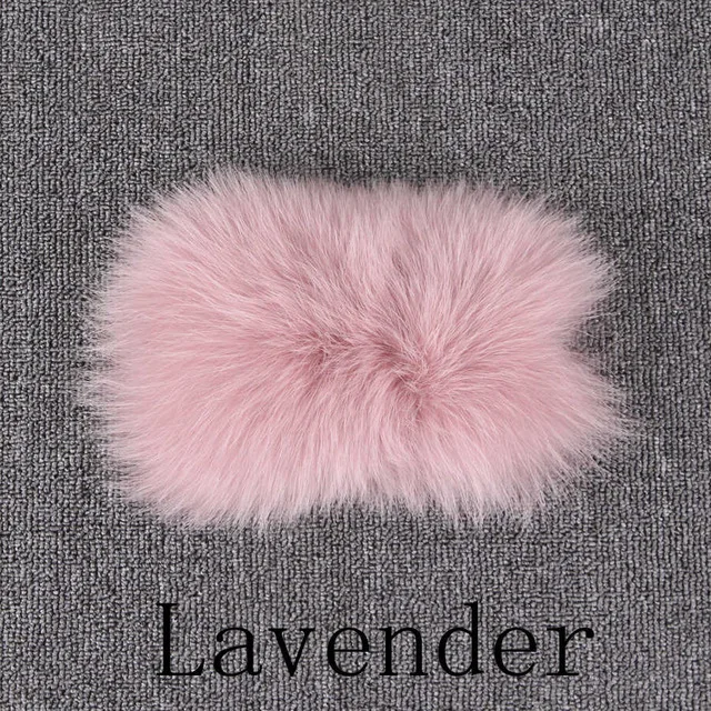 Lavender Хорошая цена натуральный Лисий Мех Женское пальто зимнее теплое мягкое большое меховое модное пальто Высокое качество - Цвет: Lavender