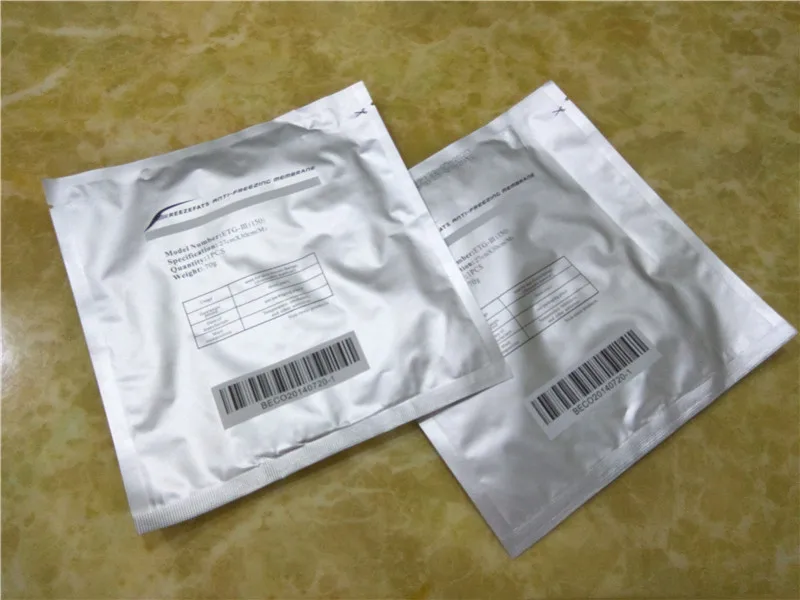 Refrigerando a Terapia da Perda de Peso Filme para o Corpo Gel de Refrigeração Filme Cavitação Congelar Gordura Cryo Almofadas Anticongelante 34*42 16 Tratamentos esfoliantes e p/ corpo
